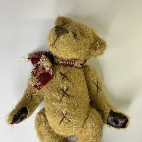 Dan Dee Teddy Bear 100th Anniversary Plush Chadwick Fumbly March Scarf Jointed - Picture 7 of 12